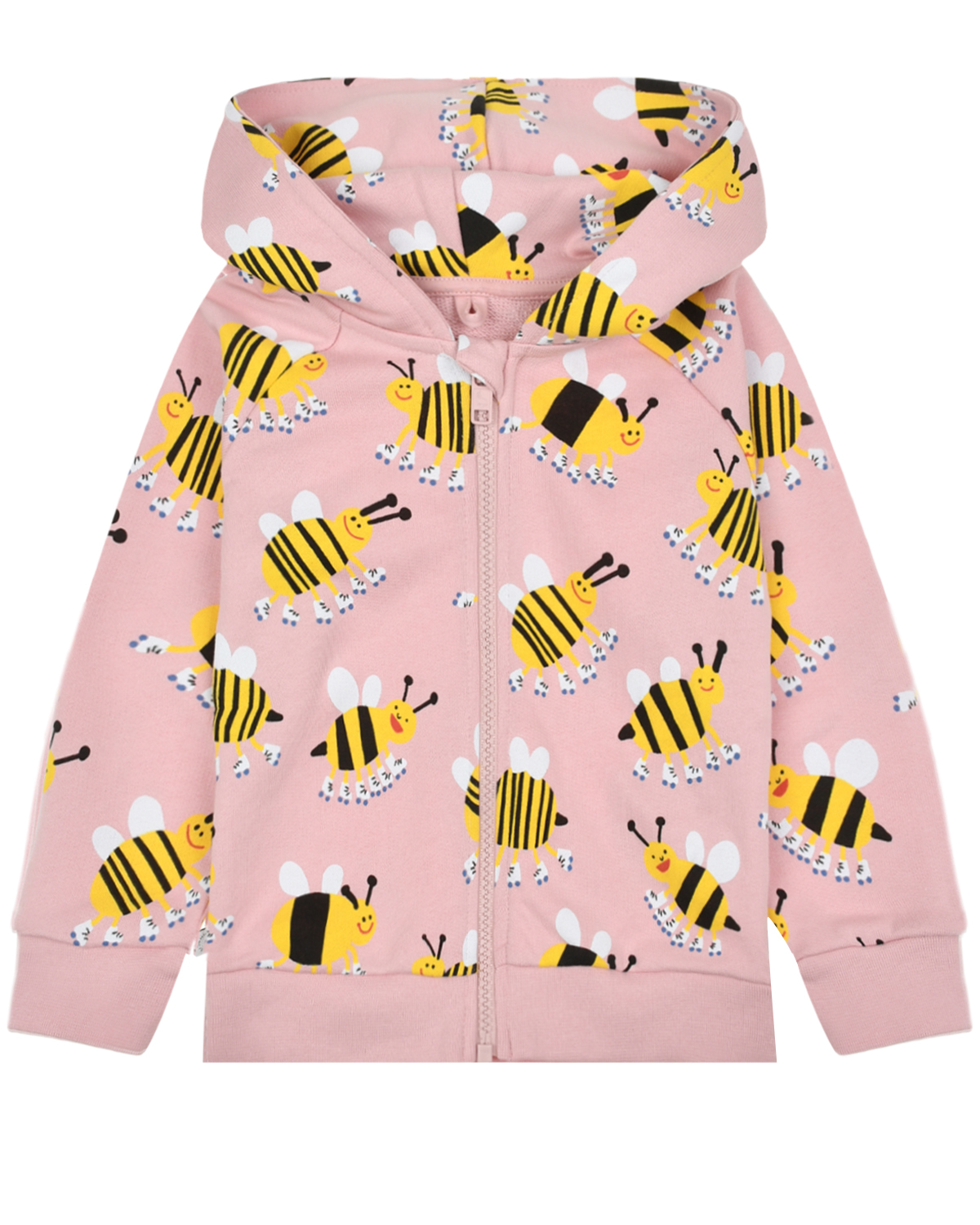Спортивная куртка с принтом "пчелы" Stella McCartney, размер 98, цвет нет цвета