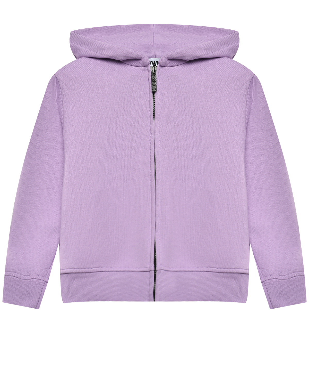 Куртка спортивная с принтом на спине единорог, фиолетовая Mousse kids, размер 116, цвет лиловый