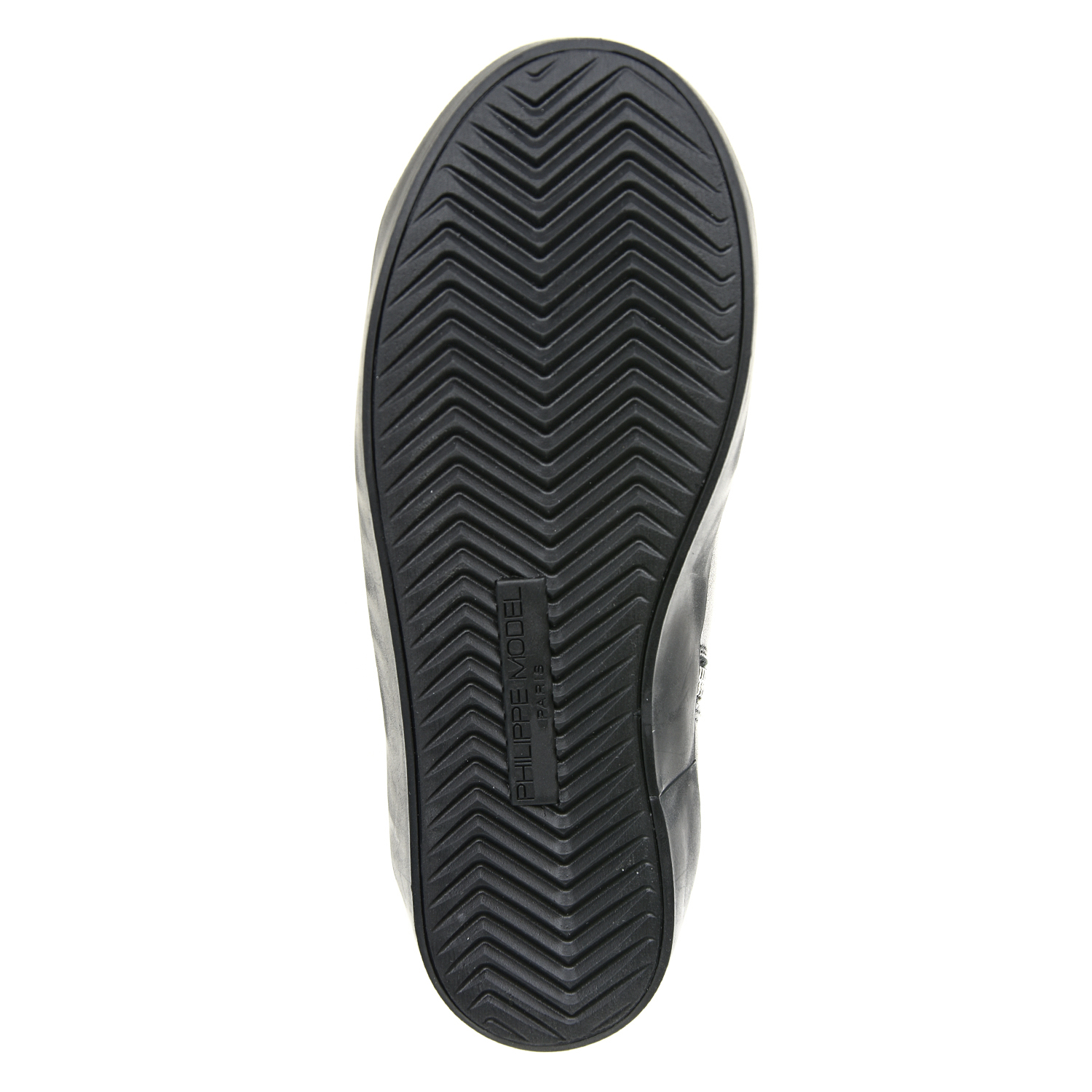 Высокие утепленные черные кроссовки Philippe Model детские, размер 31, цвет черный - фото 6