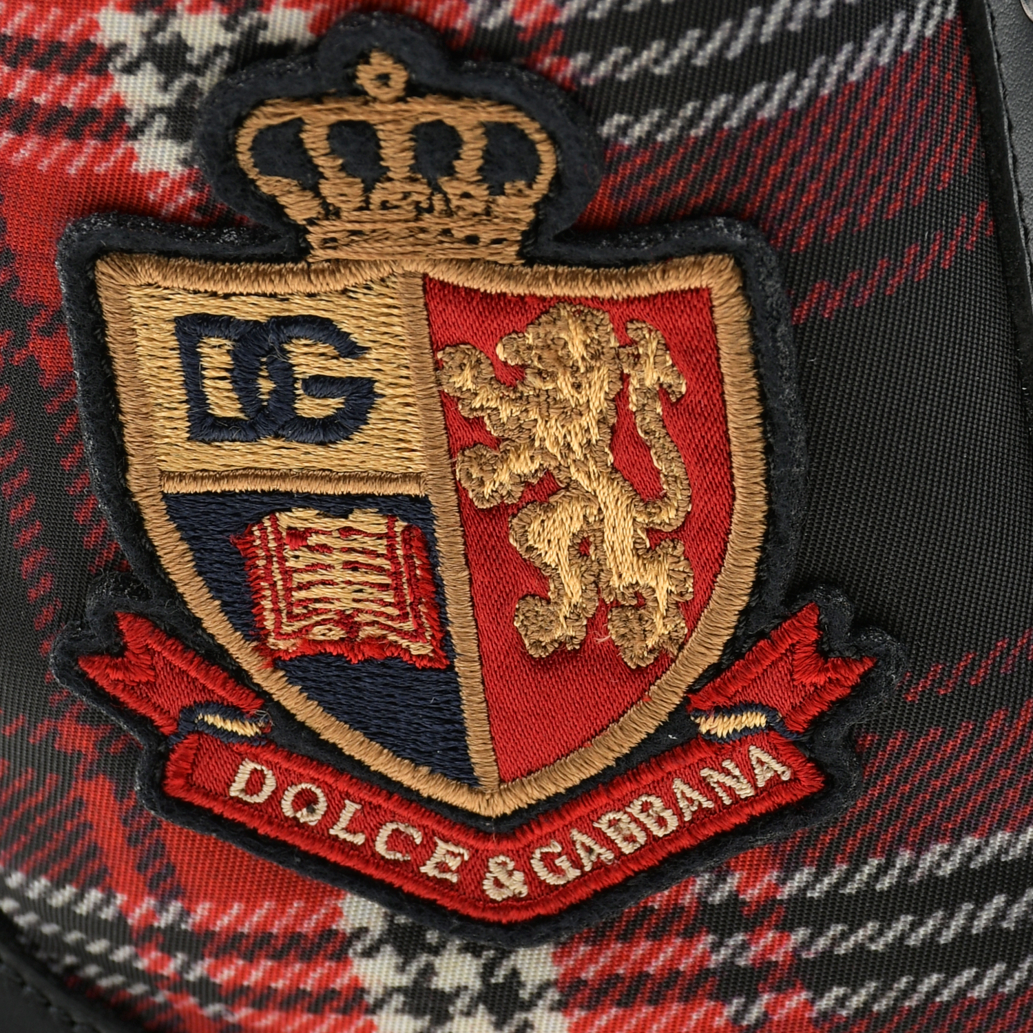Ботинки с клетчатой вставкой по бокам Dolce&Gabbana детские, размер 33, цвет черный - фото 6