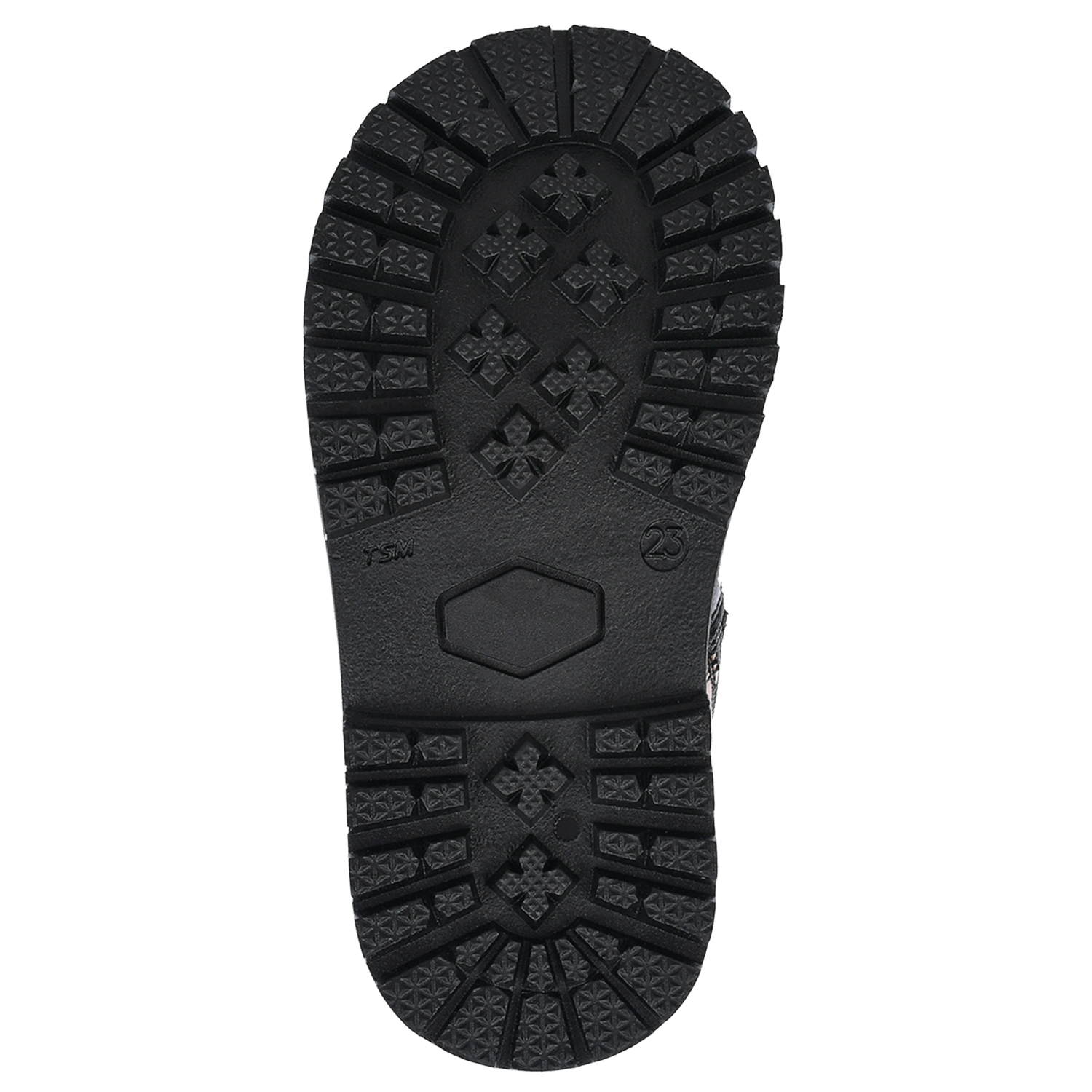 Ботинки со сплошным принтом "медвежата" Moschino детские, размер 23, цвет черный - фото 5