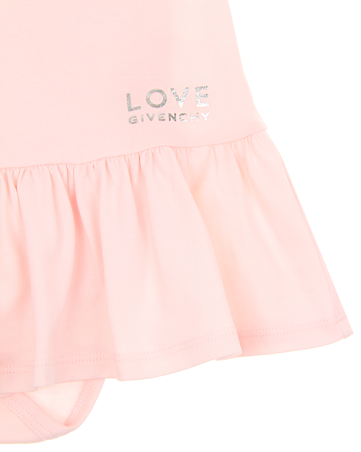 Комплект: розовое платье и повязка Givenchy детский, размер 80, цвет нет цвета - фото 10