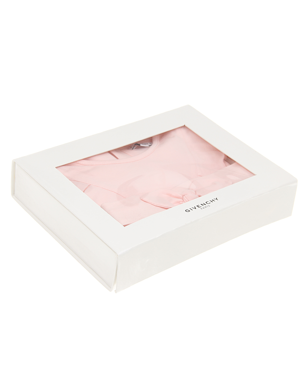 Комплект: розовое платье и повязка Givenchy детский, размер 80, цвет нет цвета - фото 11