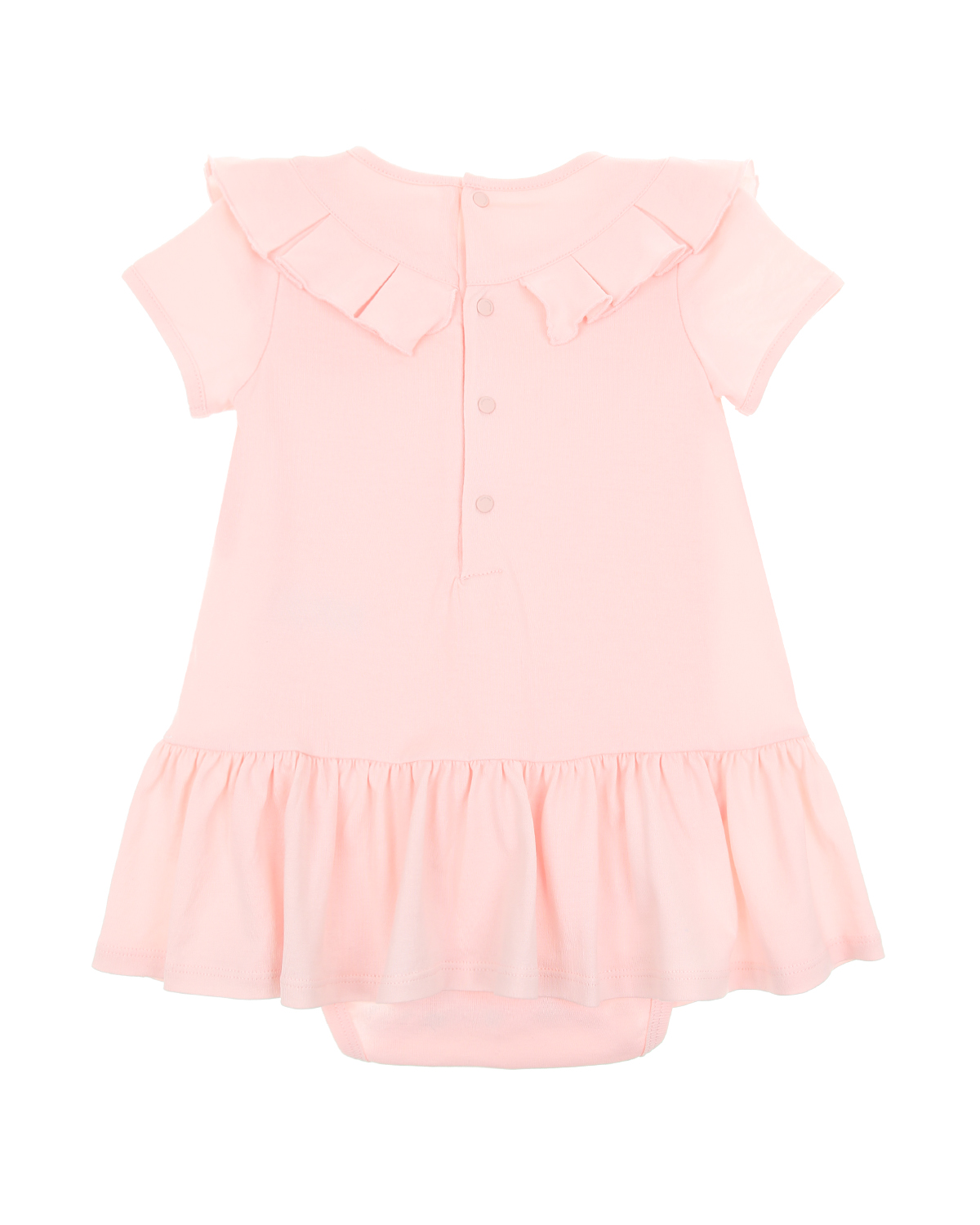 Комплект: розовое платье и повязка Givenchy детский, размер 80, цвет нет цвета - фото 3