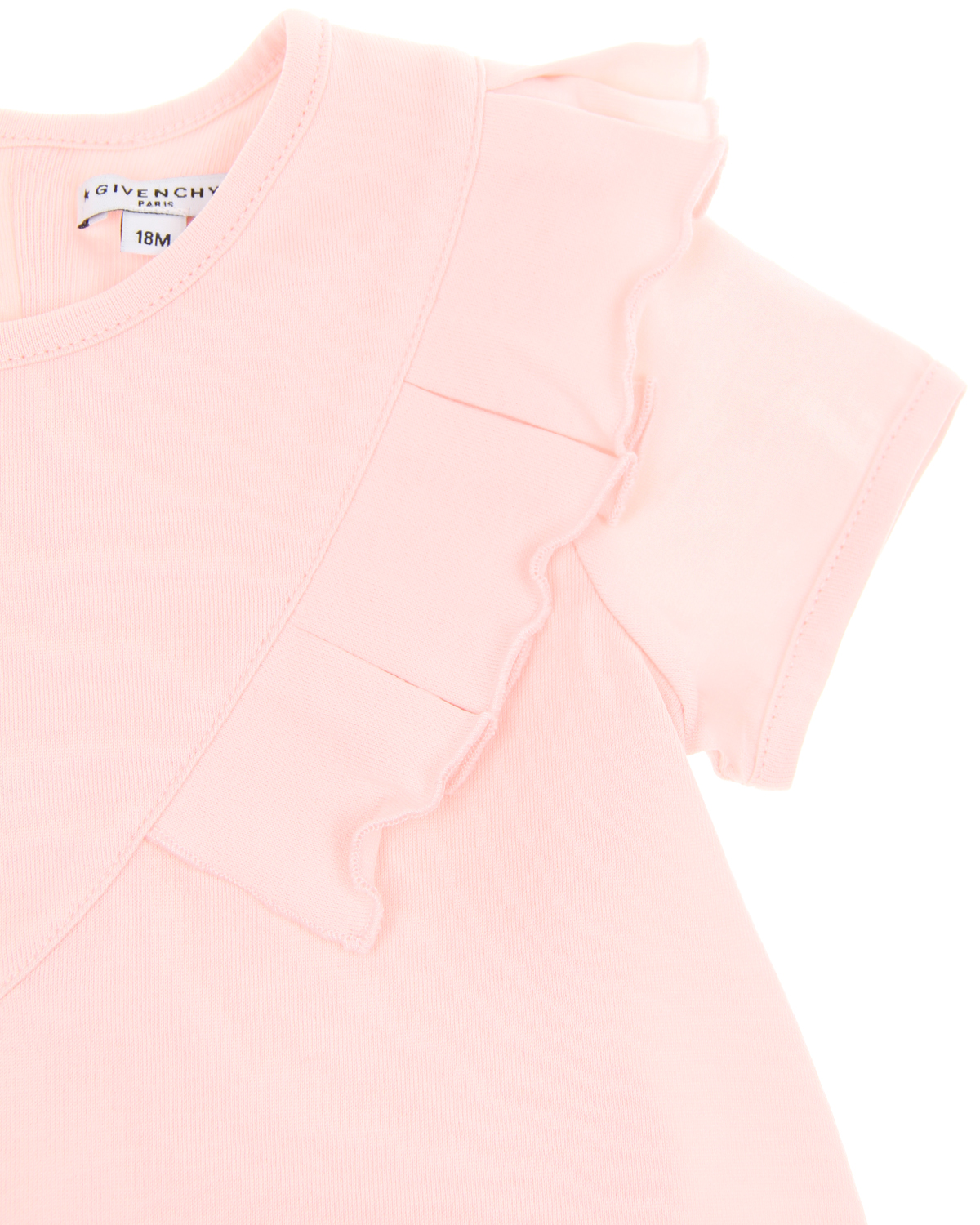 Комплект: розовое платье и повязка Givenchy детский, размер 80, цвет нет цвета - фото 8