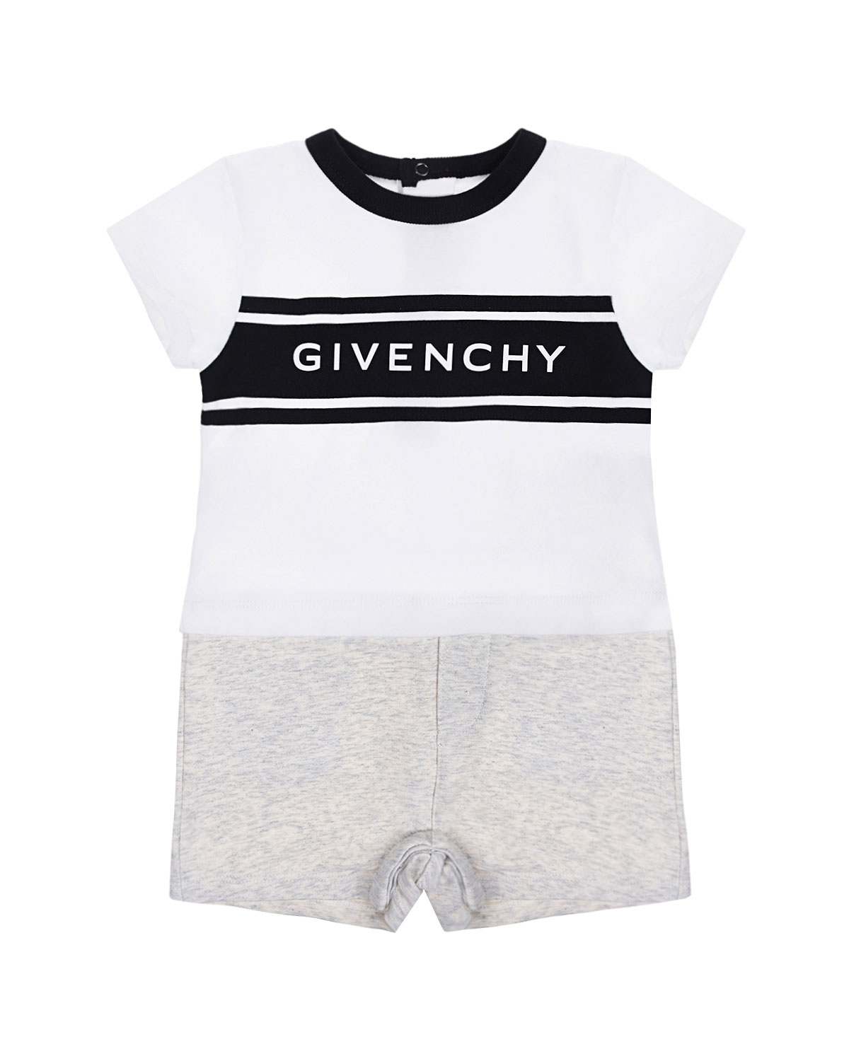 Песочник с имитацией футболки и шорт Givenchy детский - фото 1