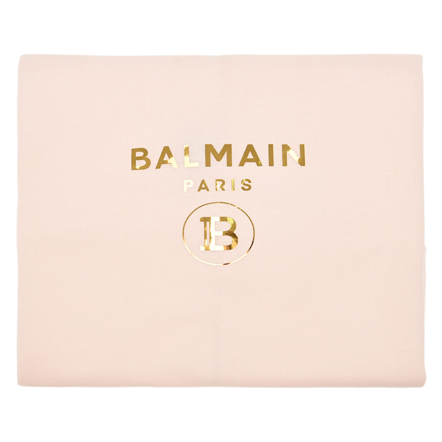 Розовый плед с золотым логотипом Balmain детский, размер unica, цвет нет цвета - фото 2