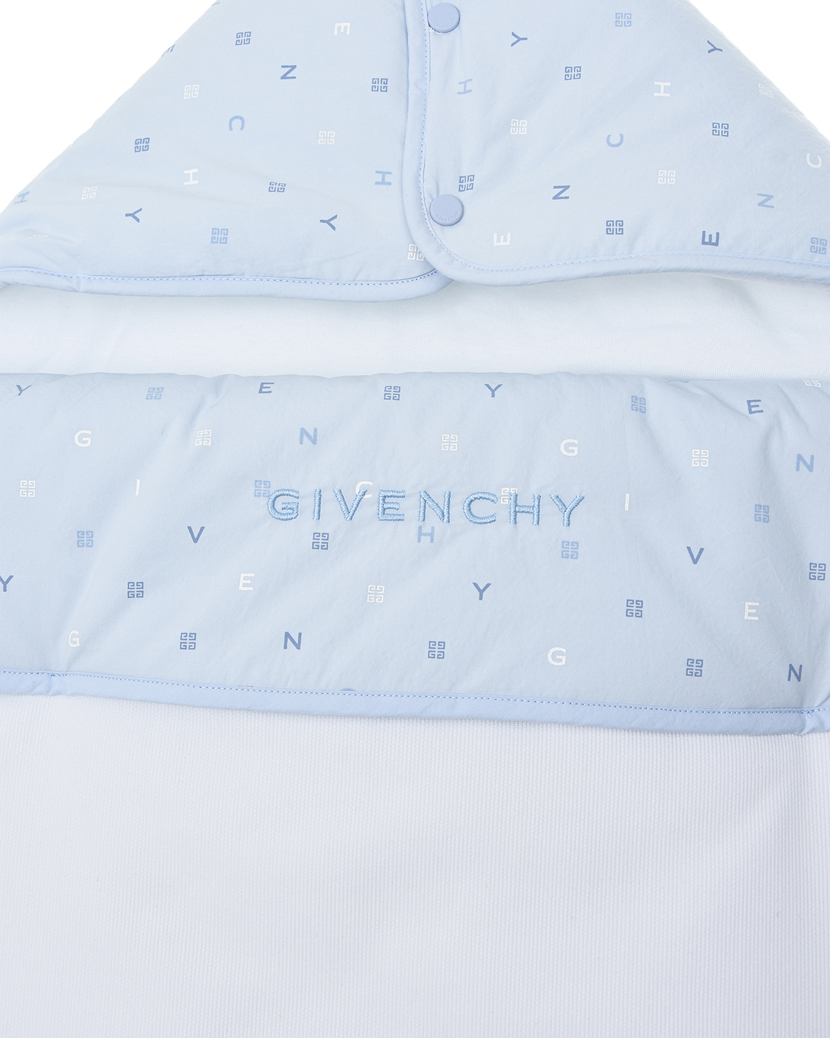 Голубой конверт с вышитым логотипом Givenchy детский, размер unica - фото 4