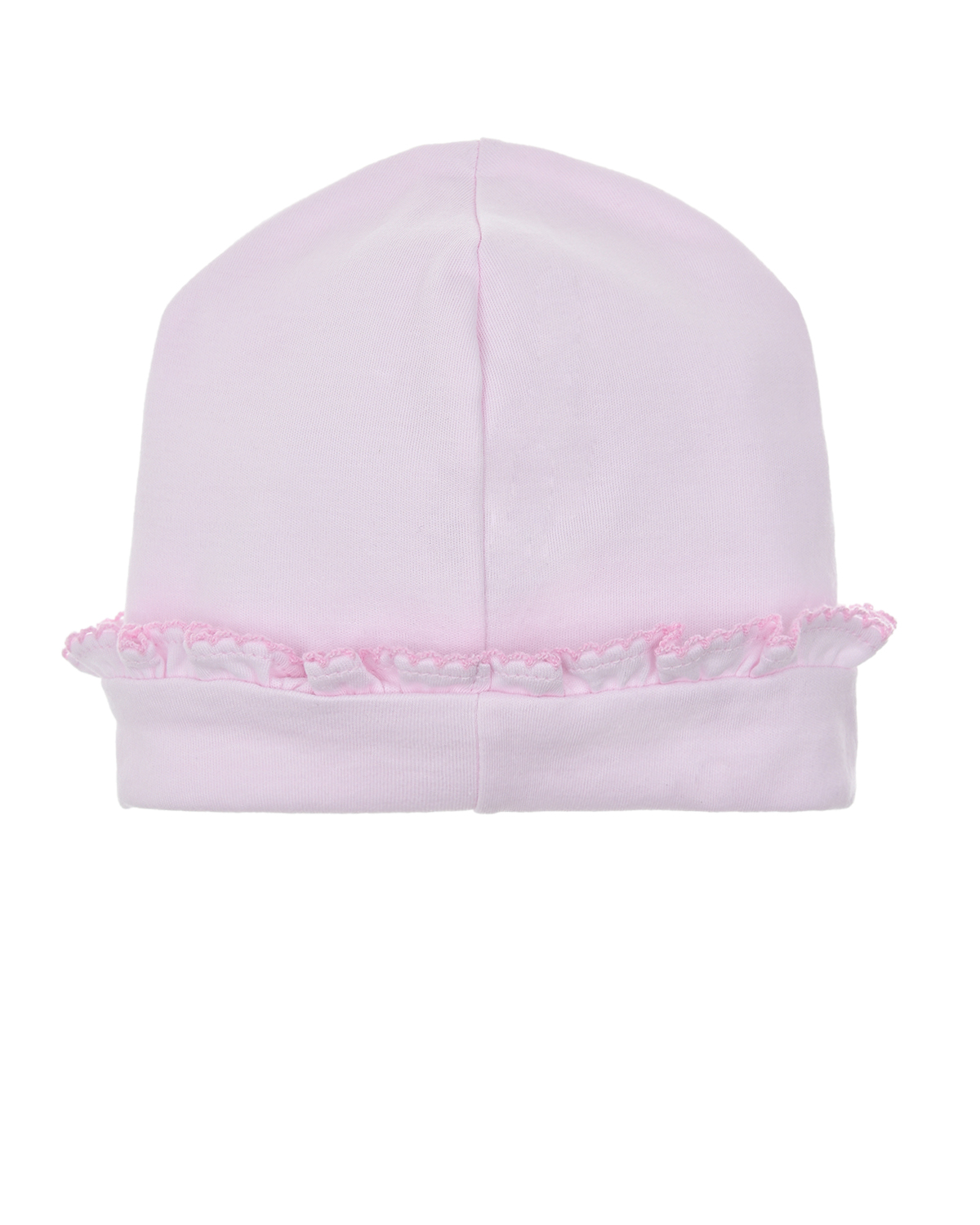 Розовая шапка с рюшами Kissy Kissy детская, размер 56, цвет розовый - фото 2