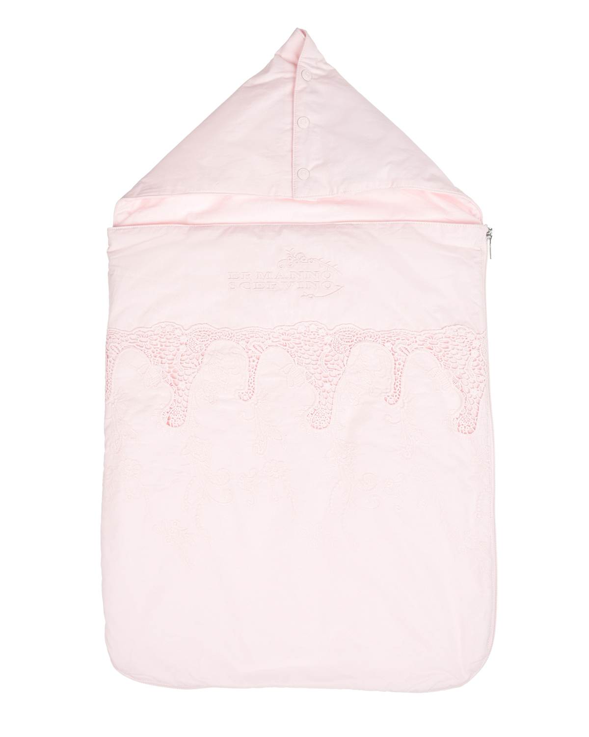Розовый конверт с ажурной вставкой, 42x75 см Ermanno Scervino двубортный пиджак розовый ermanno scervino