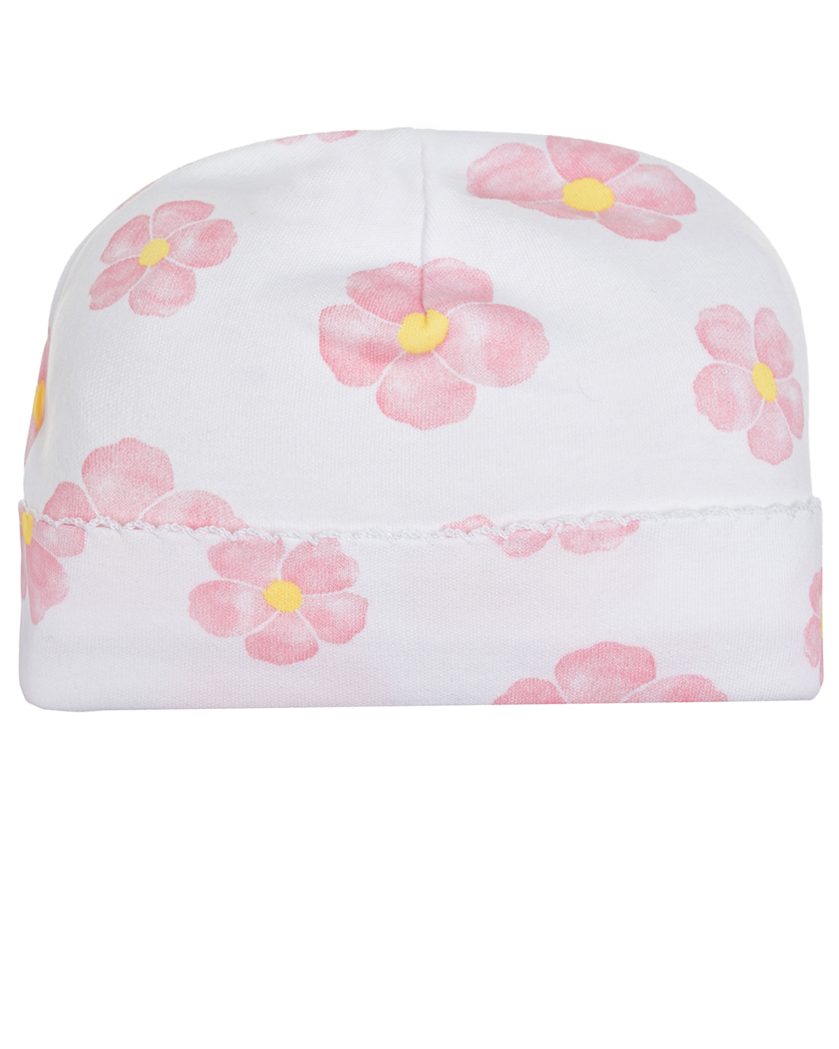 Белая шапка с цветочным принтом Lyda Baby