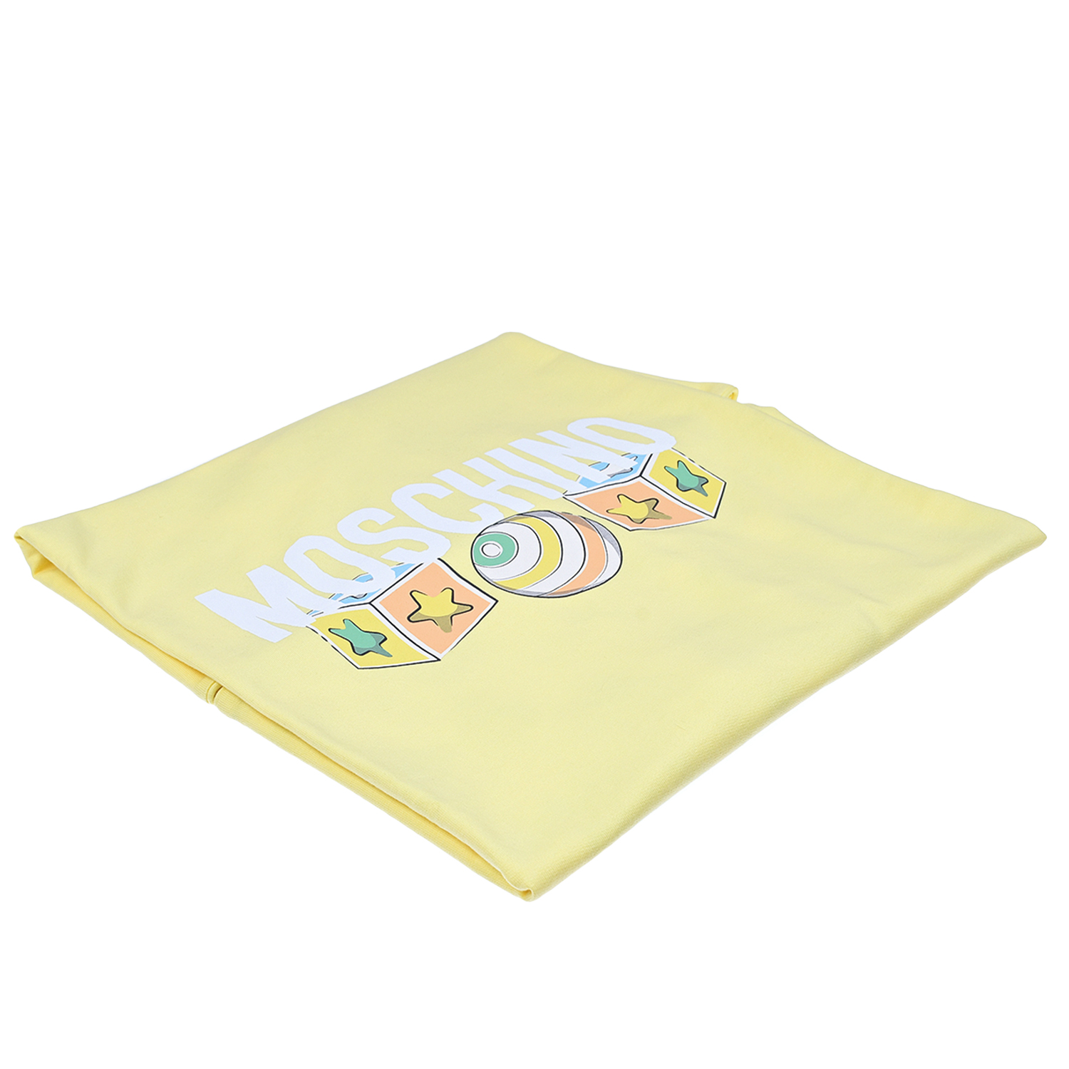 Желтое одеяло с принтом 