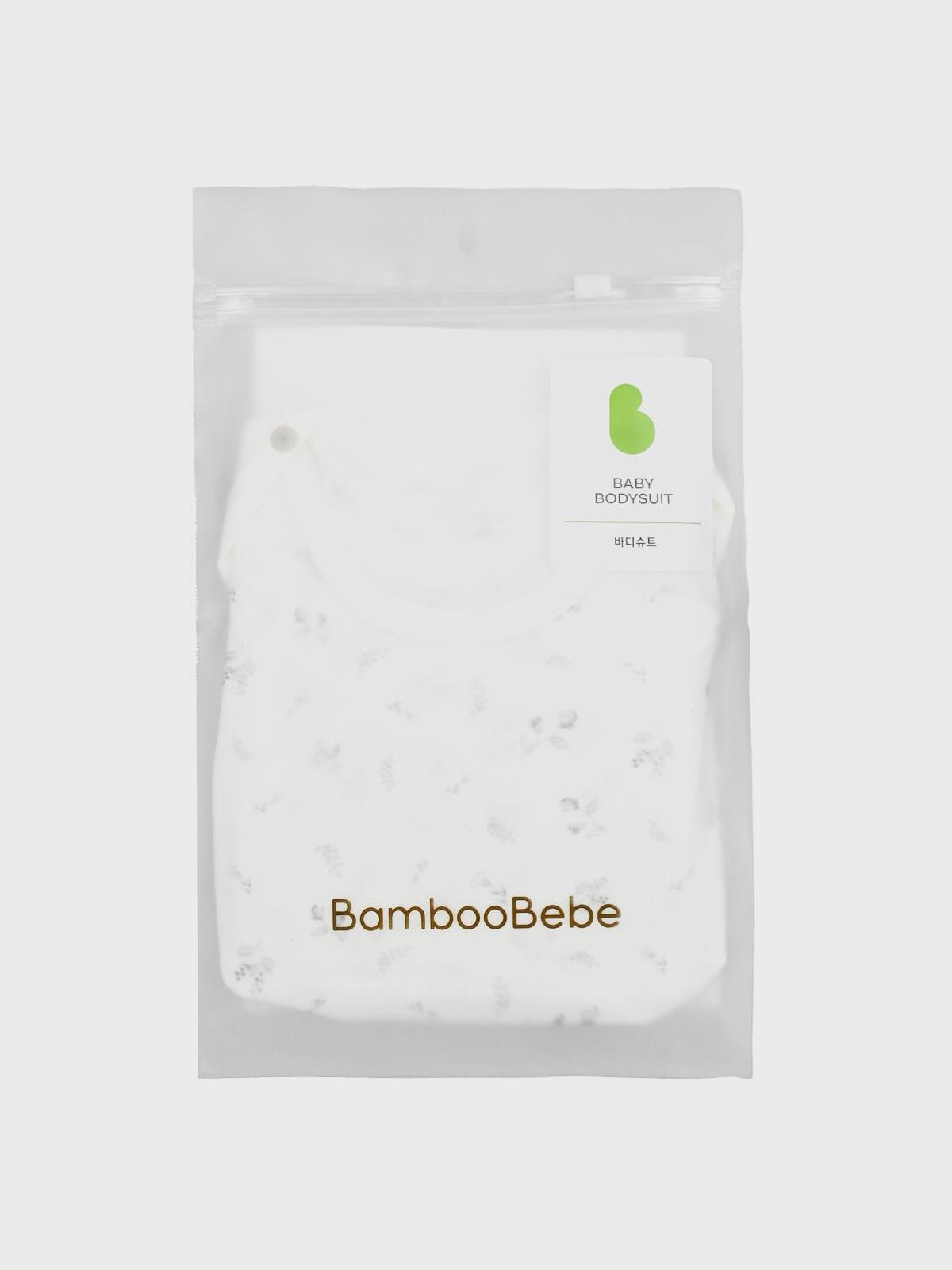 Боди с короткими рукавами, белое BambooBebe Вид№4