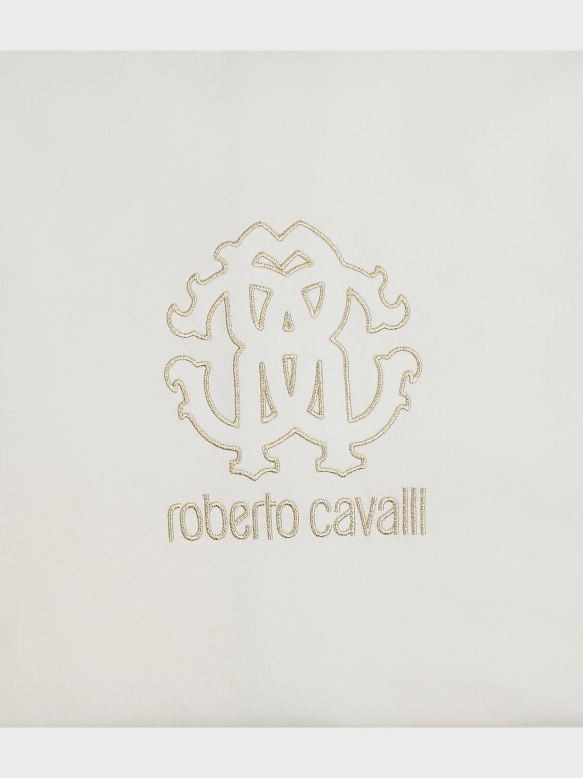 Одеяло с вышитым лого Roberto Cavalli Вид№2