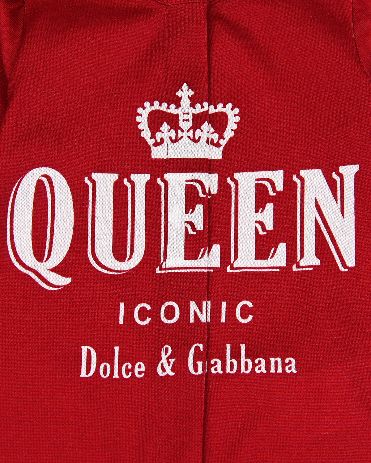 Красный подарочный комплект с принтом Queen Dolce&Gabbana детский - фото 6