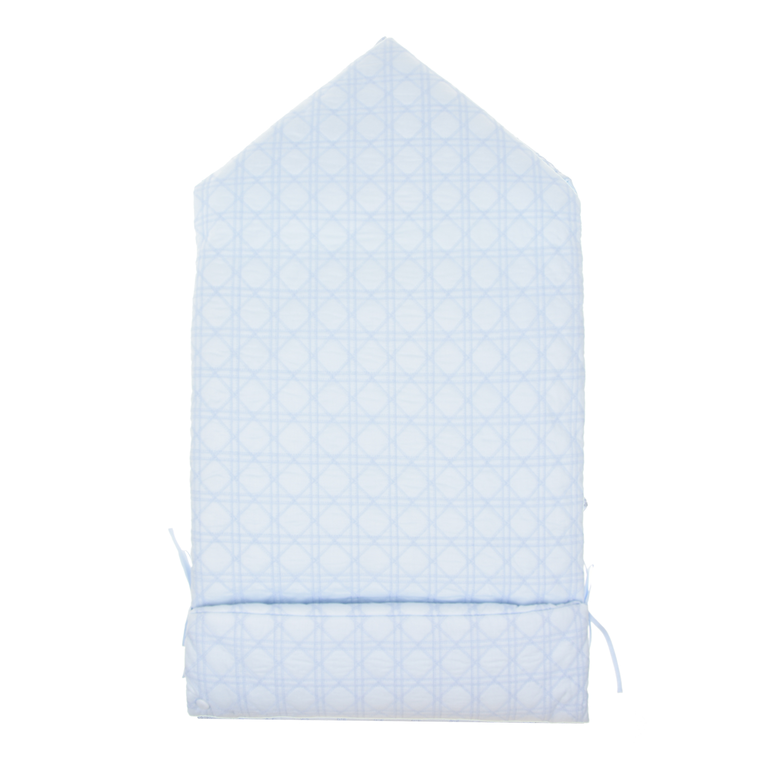 Голубой конверт для новорожденного с вышивкой «Cannage» Dior детский - фото 3