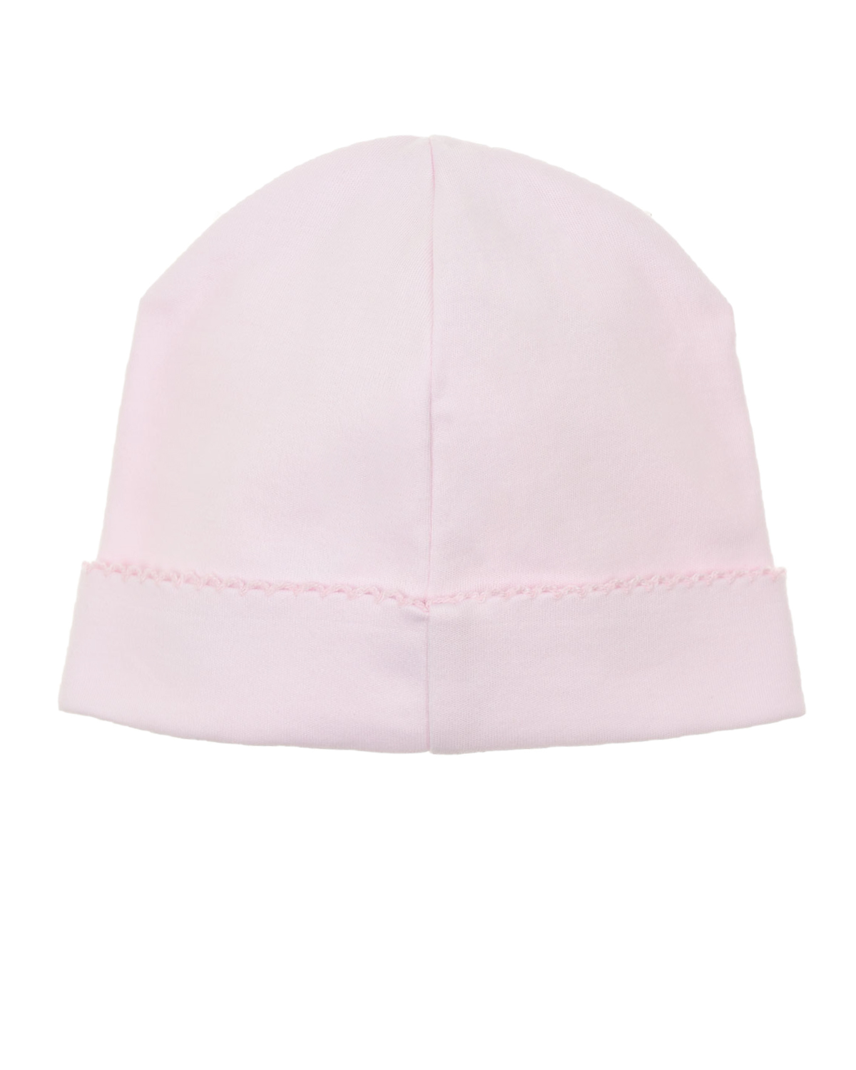 Розовая шапка с цветочной вышивкой Kissy Kissy детская, размер 56 - фото 2