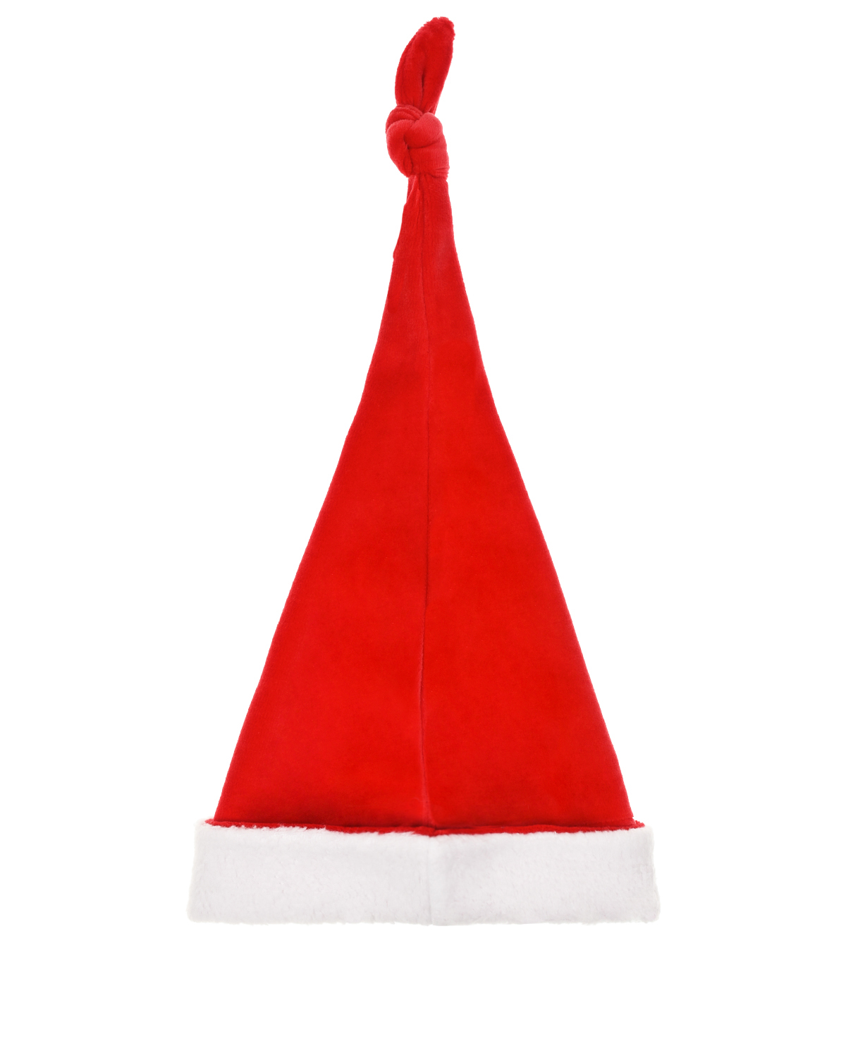 Шапка из велюра "колпак Санта-Клауса" Kissy Kissy детская, размер 68, цвет красный