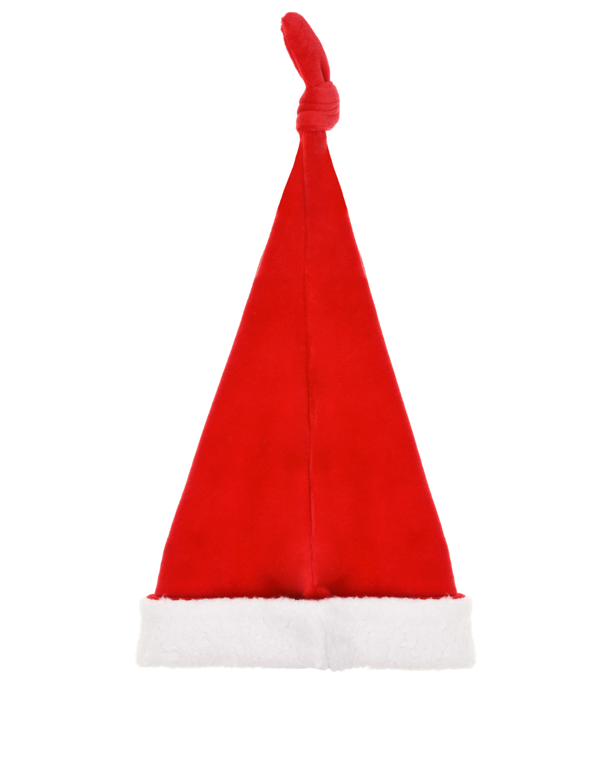 Шапка из велюра "колпак Санта-Клауса" Kissy Kissy детская, размер 68, цвет красный - фото 2