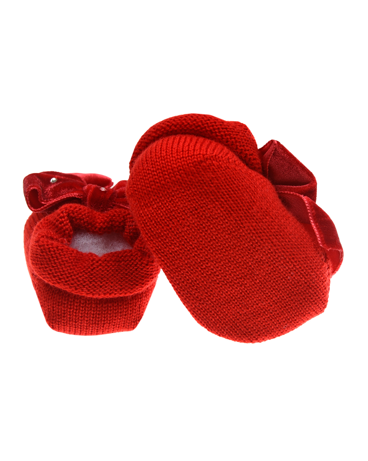 Подарочный набор: повязка и пинетки, красный Story Loris детский, размер 62 - фото 3