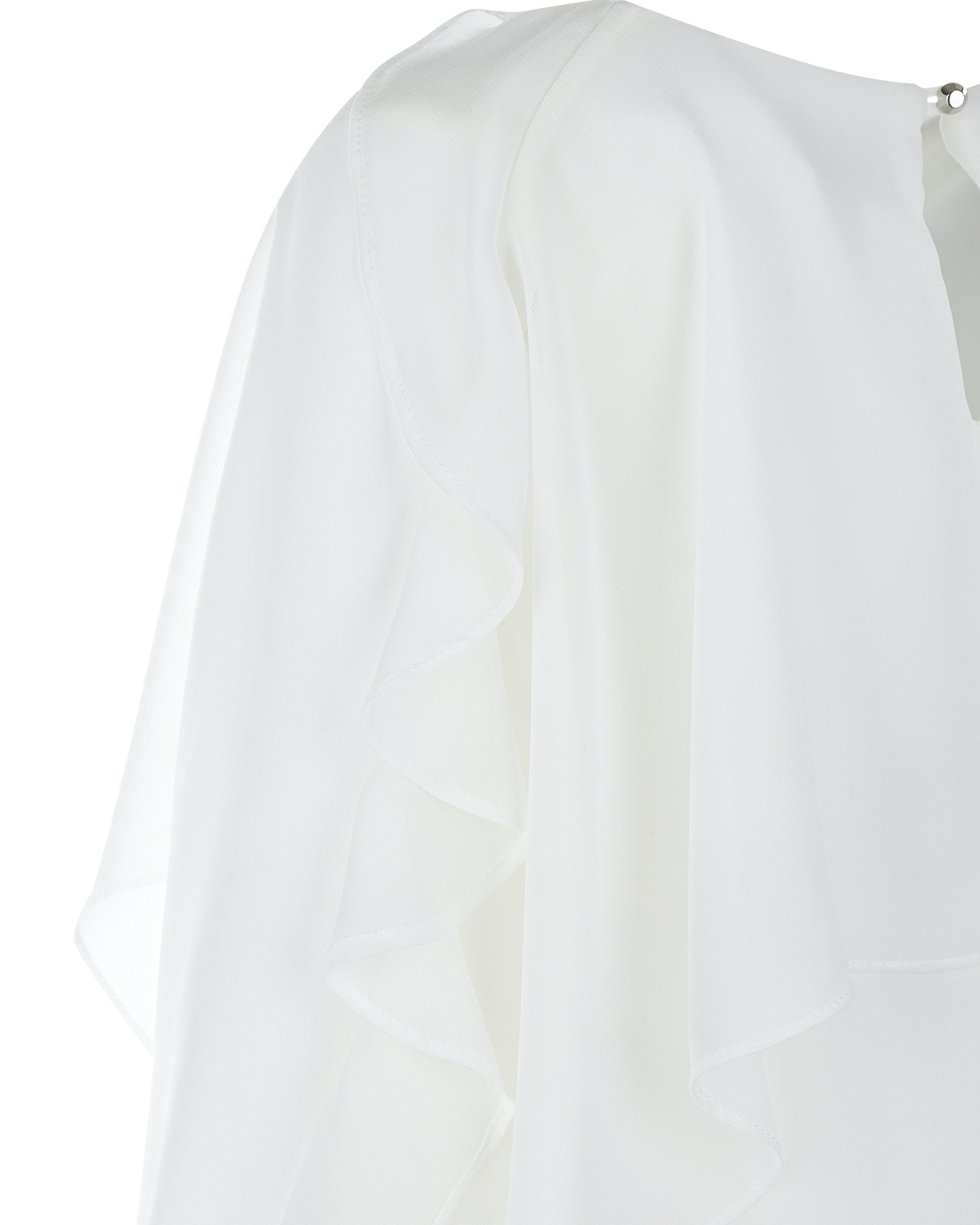 Белое платье с оборками Aletta детское - фото 5