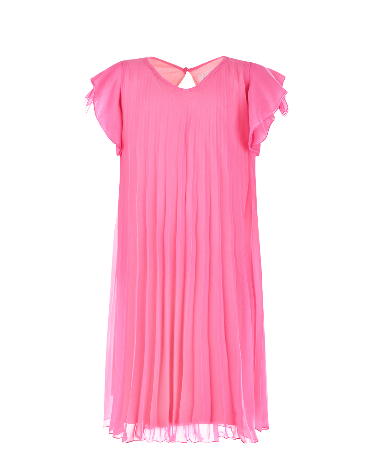 Розовое платье со складками Aletta детское - фото 1