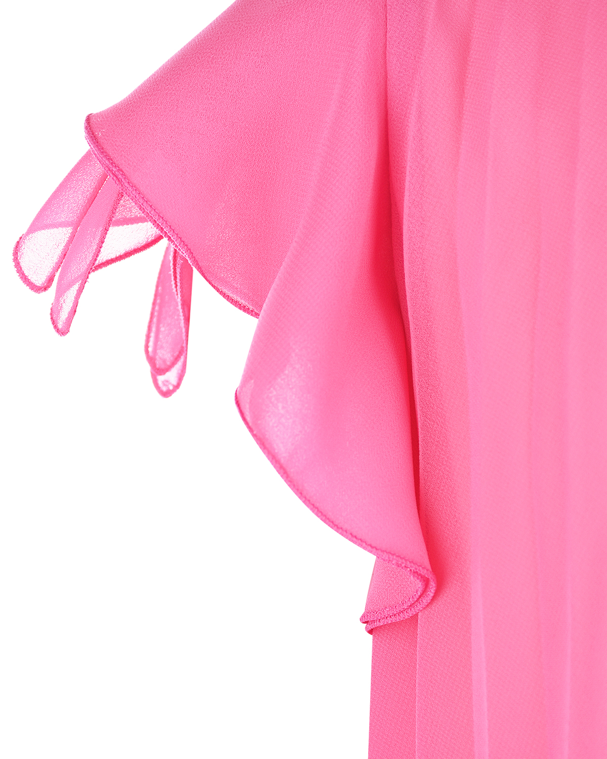Розовое платье со складками Aletta детское - фото 4