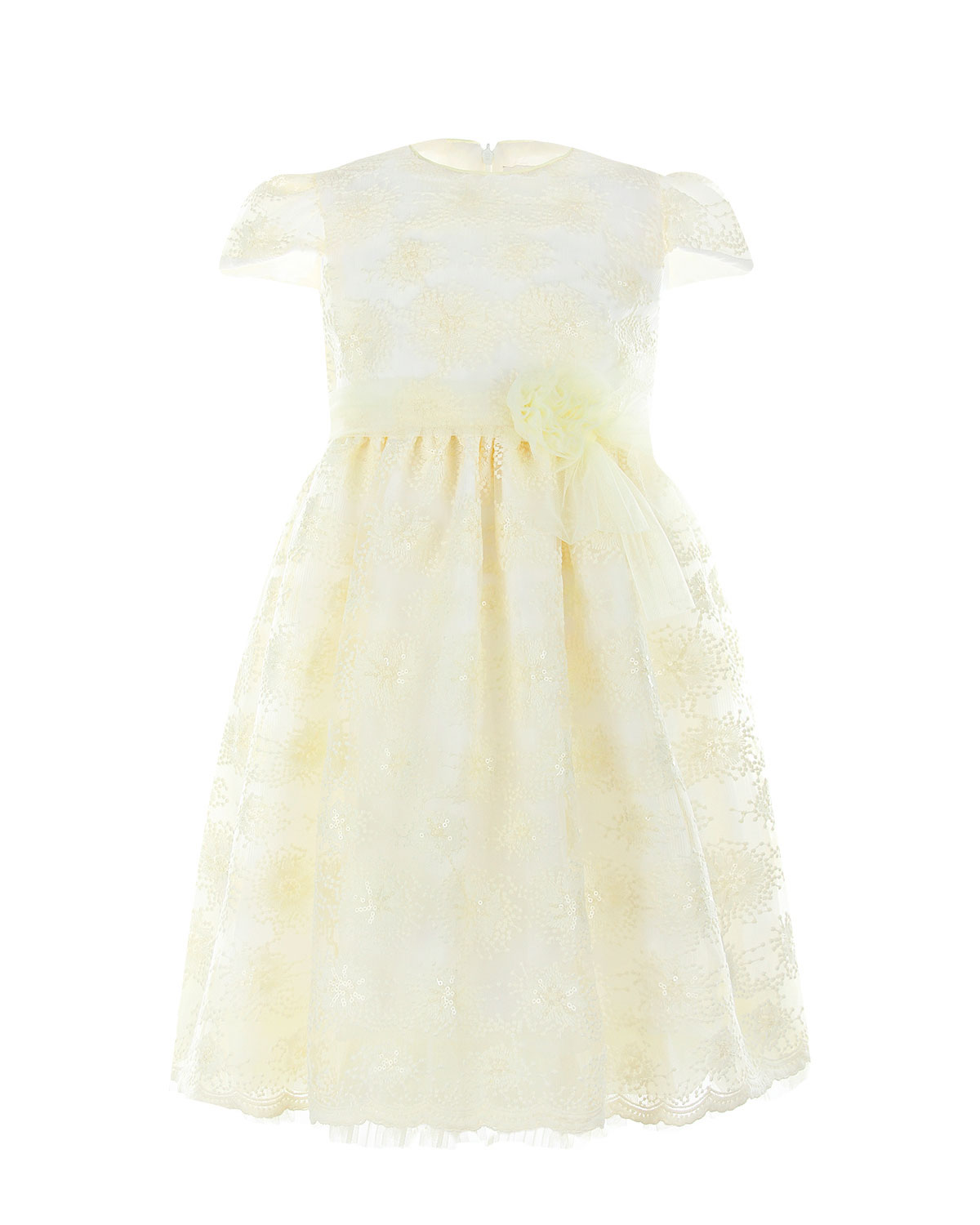 Нарядное платье с цветочной вышивкой Aletta детское - фото 1