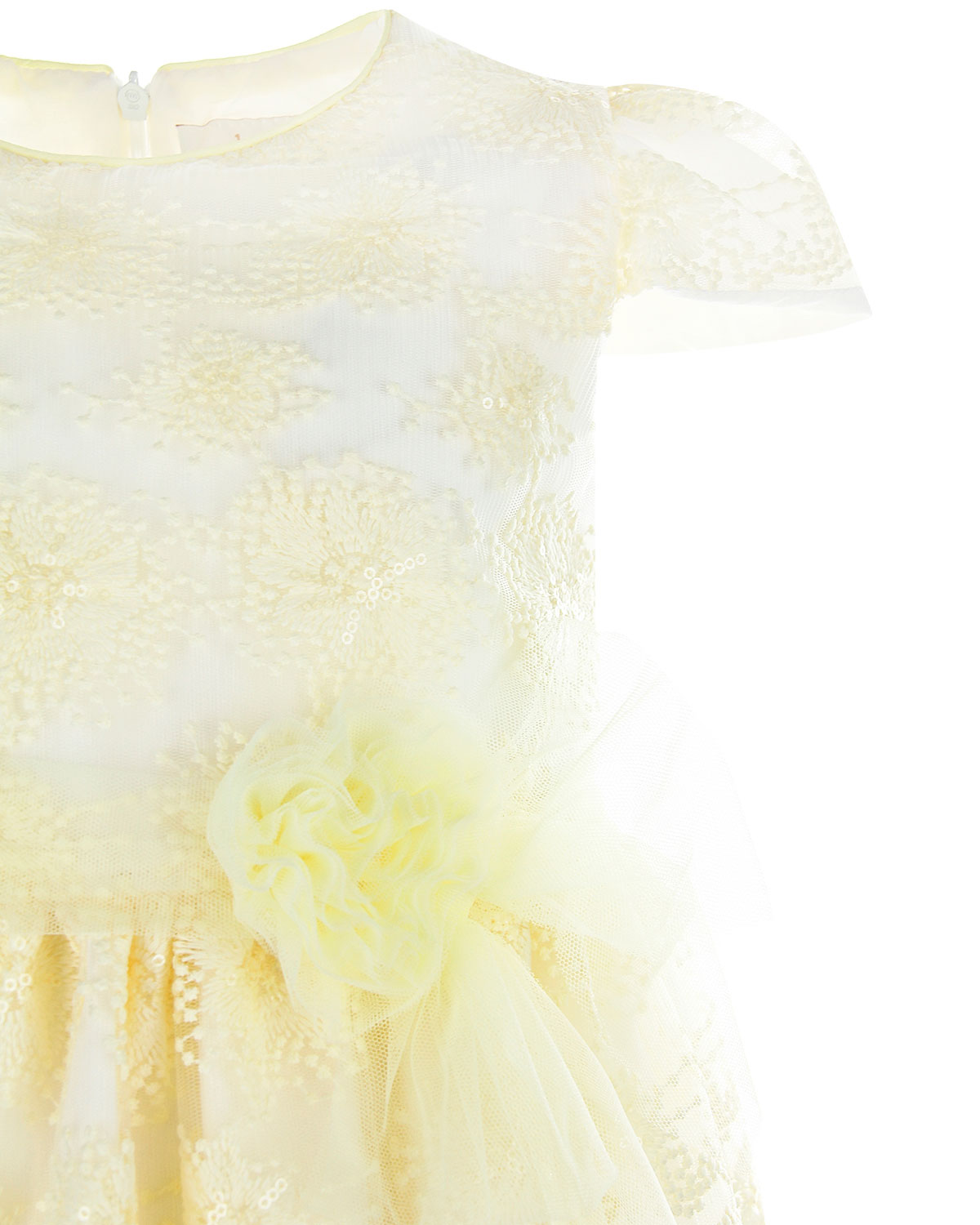 Нарядное платье с цветочной вышивкой Aletta детское - фото 4