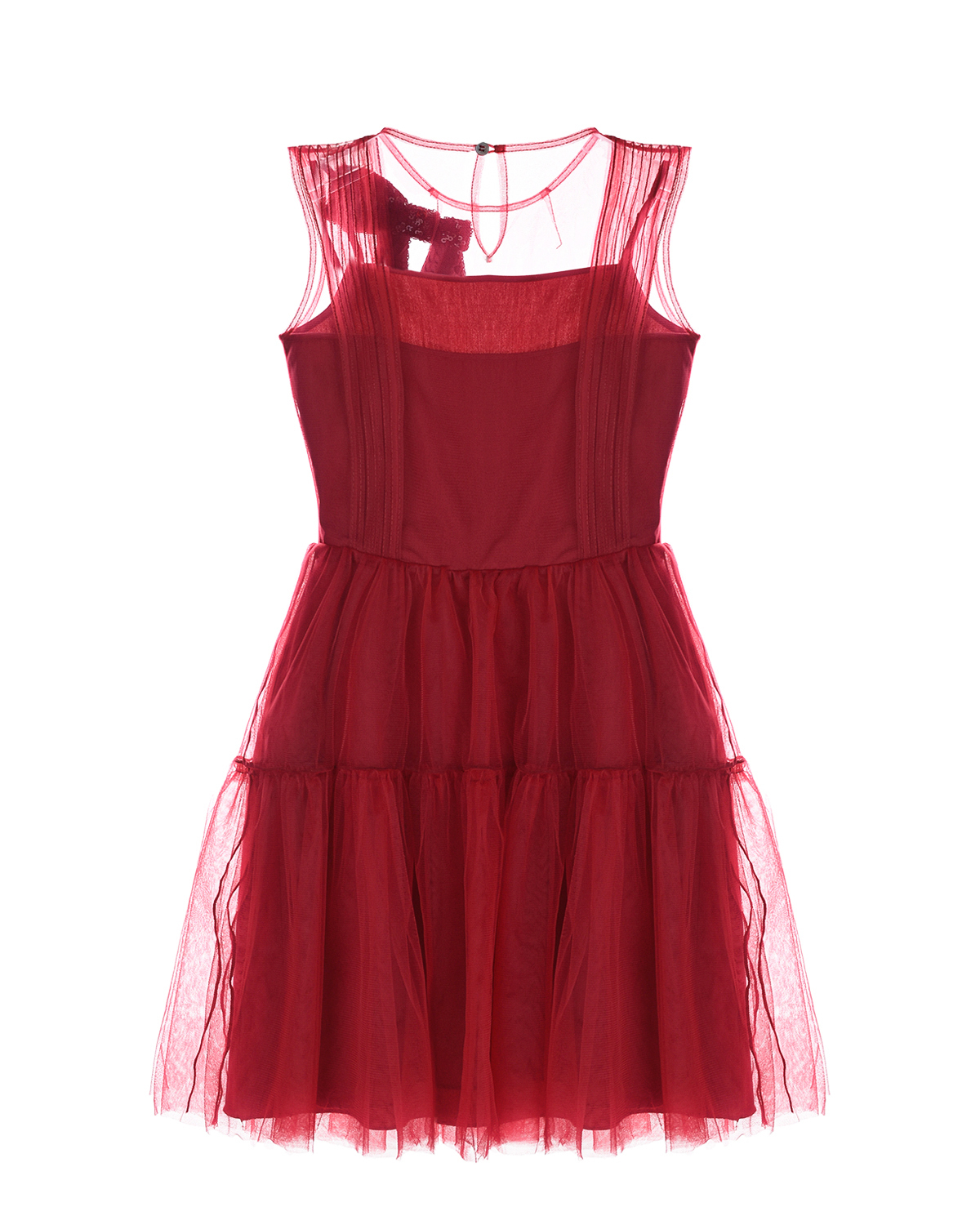 Нарядное красное платье No. 21 детское, размер 116, цвет красный - фото 2