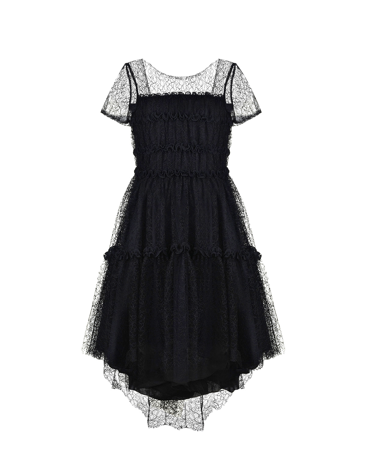 Черное платье с пышной юбкой Aletta детское, размер 128, цвет черный - фото 2