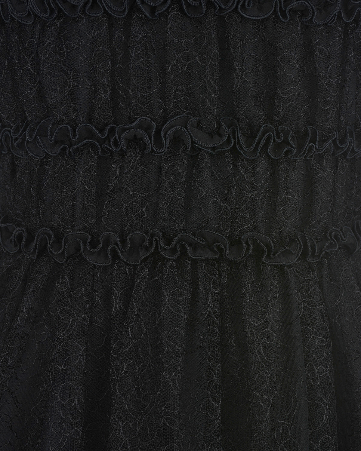 Черное платье с пышной юбкой Aletta детское, размер 128, цвет черный - фото 3