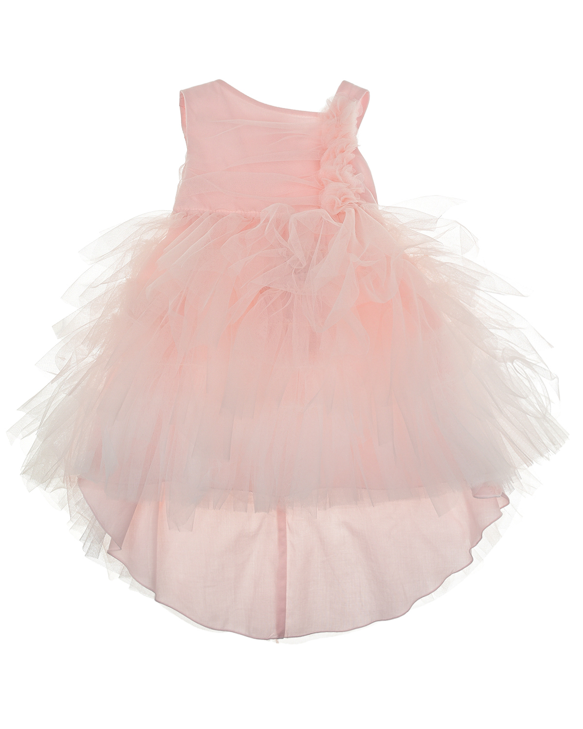 Розовое платье пышной юбкой Aletta детское, размер 80, цвет розовый - фото 1