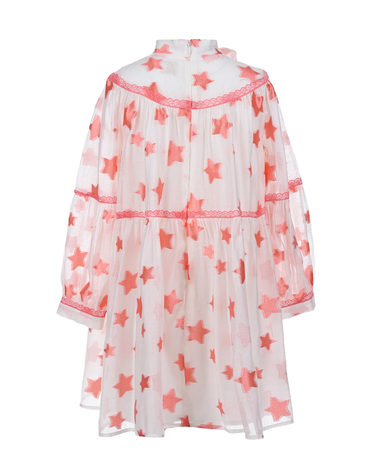 Платье с розовыми звездами Eirene детское, размер 116, цвет мультиколор - фото 2