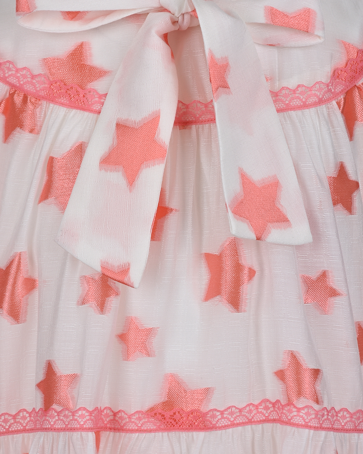 Платье с розовыми звездами Eirene детское, размер 116, цвет мультиколор - фото 3