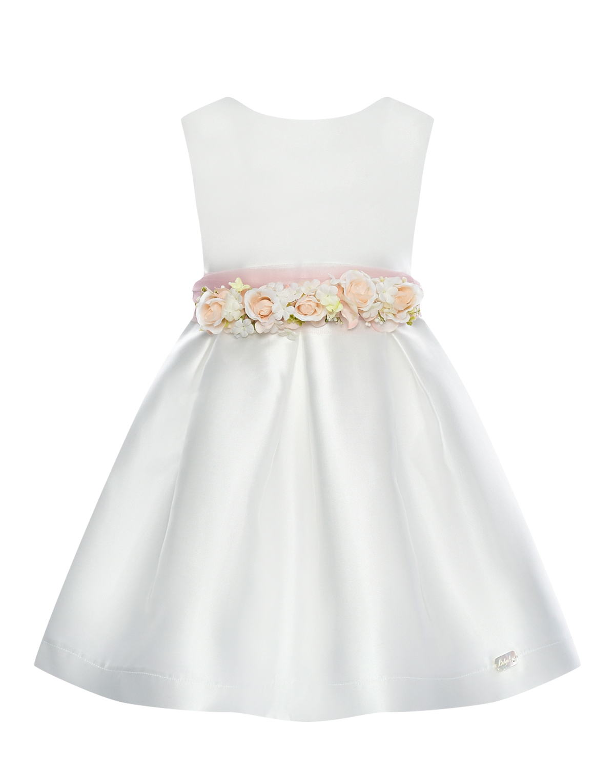 Платье с цветочным поясом Baby A, размер 110