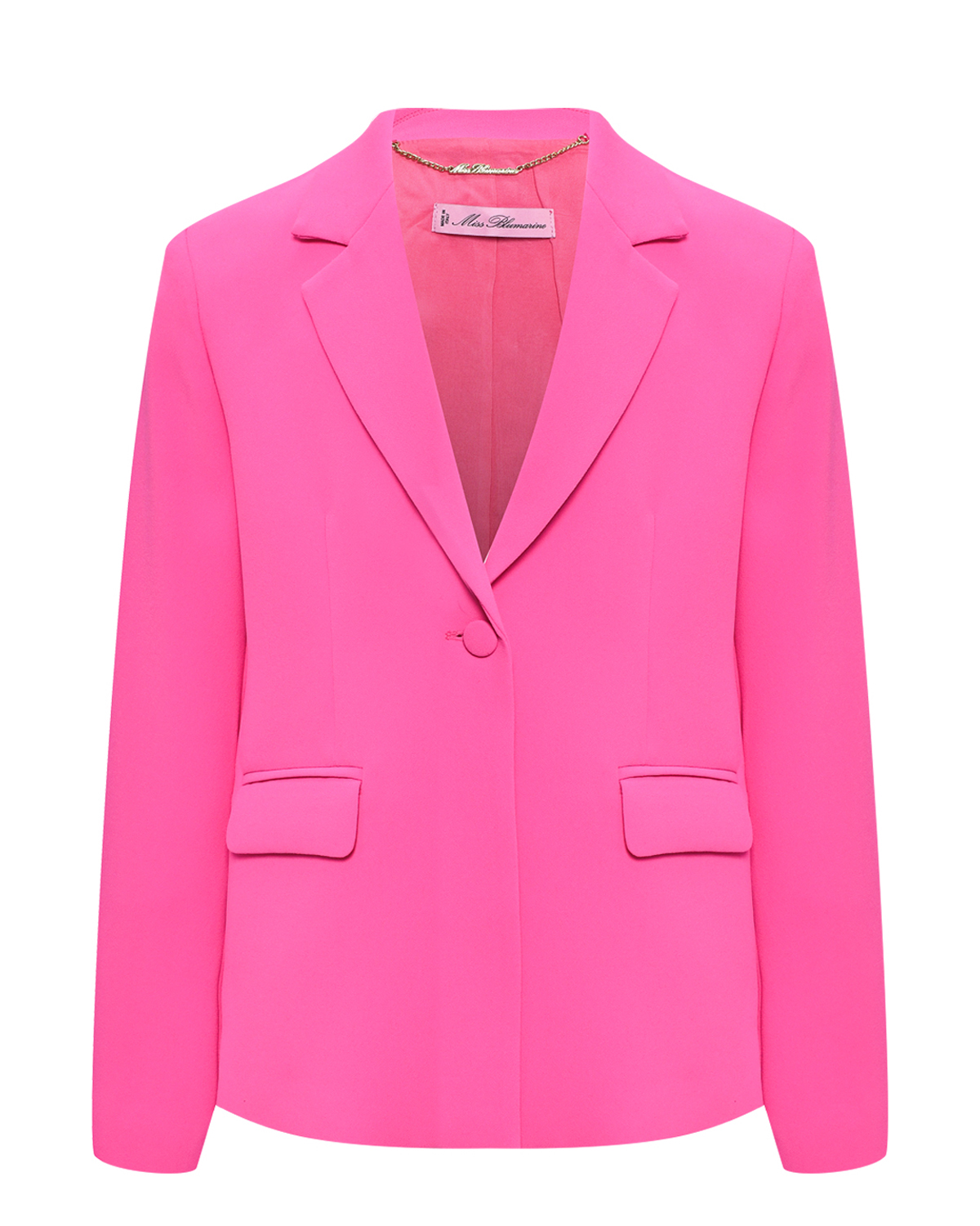 Пиджак с сердцем из стразов Miss Blumarine, размер 152, цвет нет цвета - фото 1