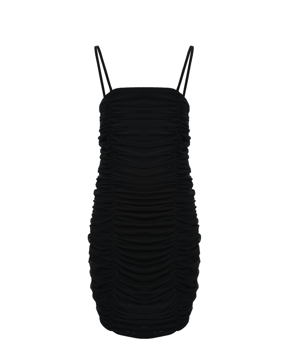 Платье с открытой спиной, черное Patrizia Pepe, размер 152, цвет нет цвета - фото 1