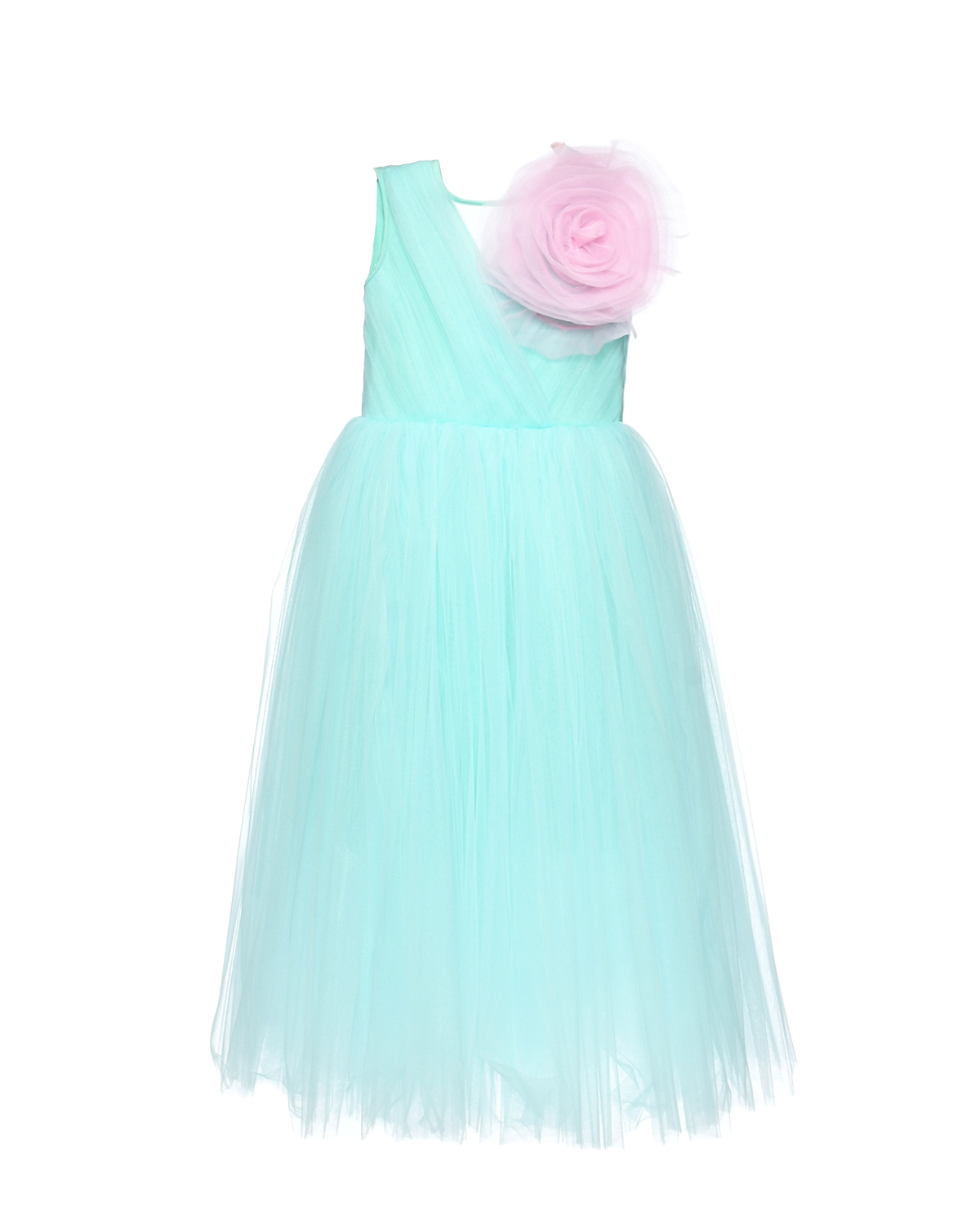 Платье с крупной розой Sasha Kim, размер 116, цвет нет цвета - фото 1