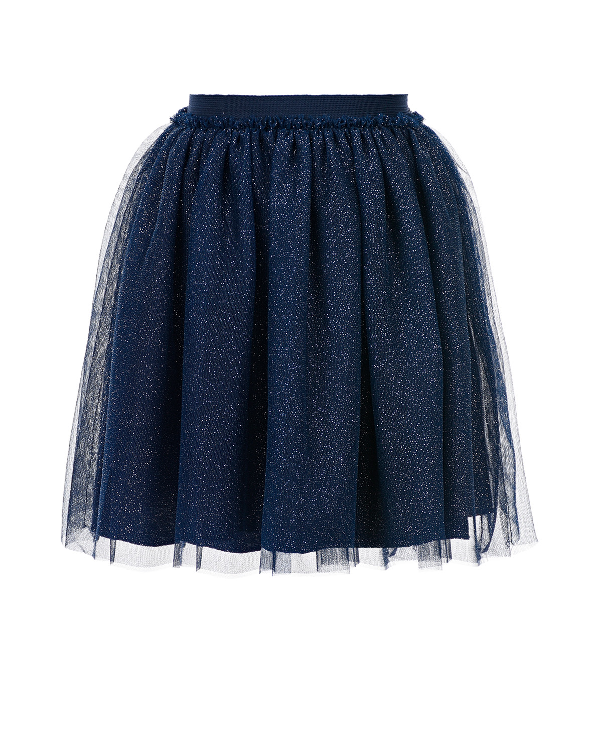 Синяя юбка с глиттером IL Gufo детская, размер 98, цвет синий - фото 1