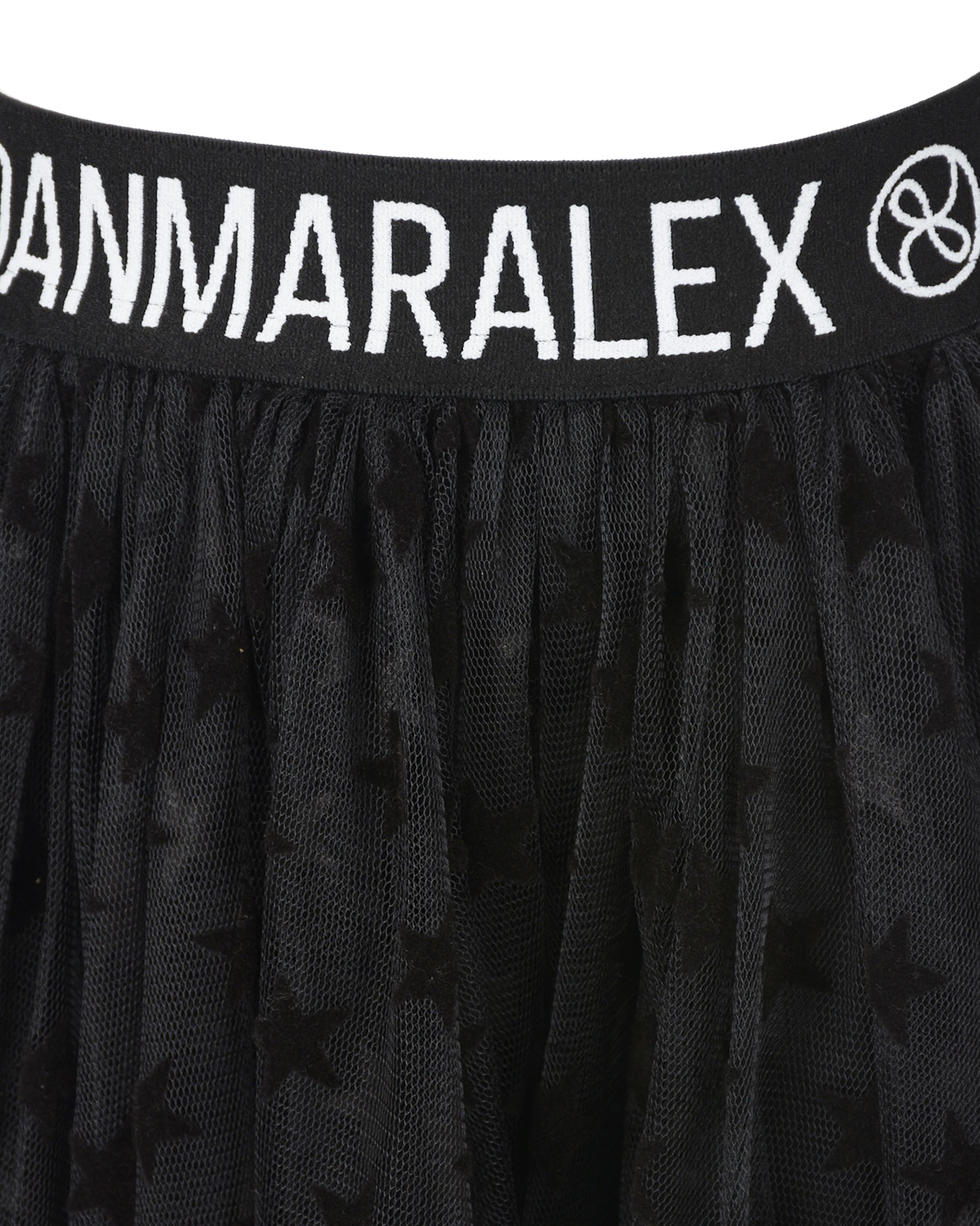 Черная юбка с декором "звезды" Dan Maralex детская, размер 140, цвет черный - фото 5