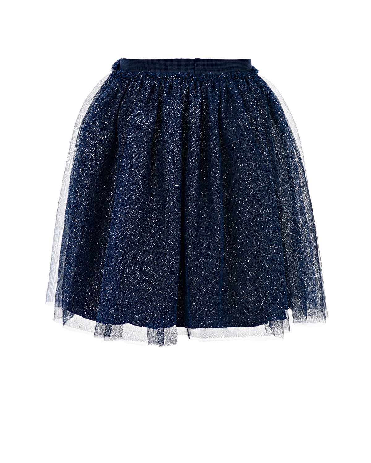 Синяя юбка с глиттером IL Gufo детская, размер 98, цвет синий - фото 2