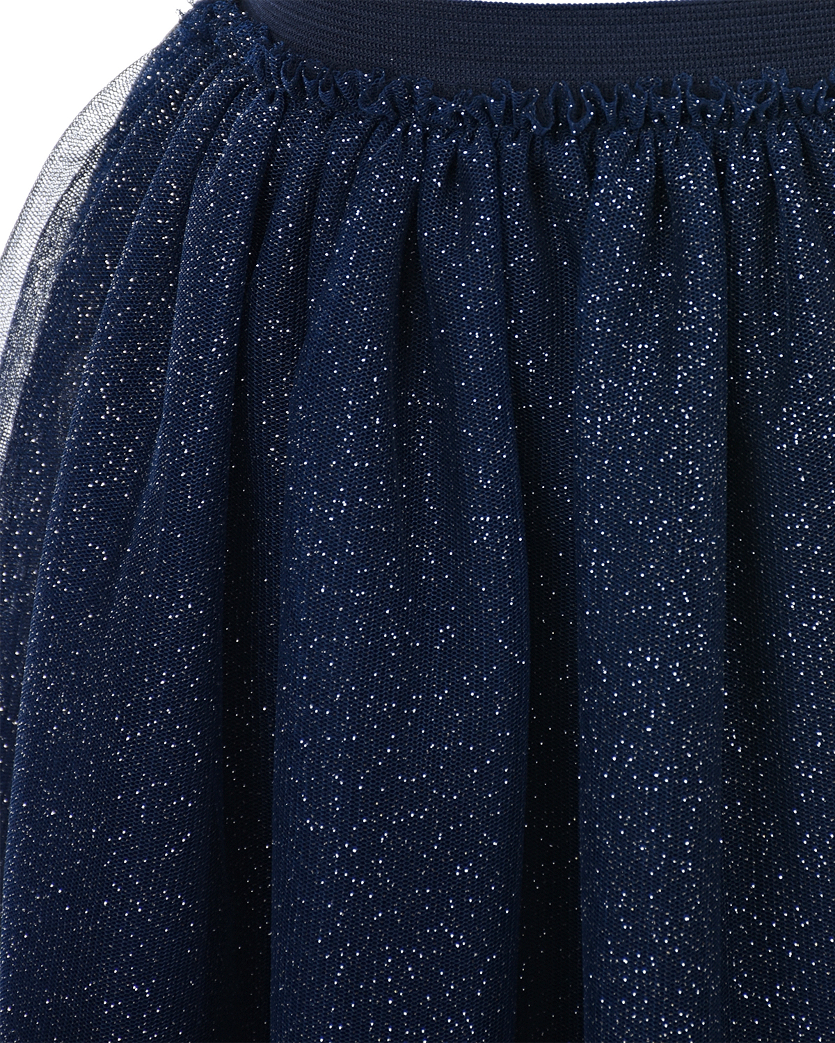 Синяя юбка с глиттером IL Gufo детская, размер 98, цвет синий - фото 3