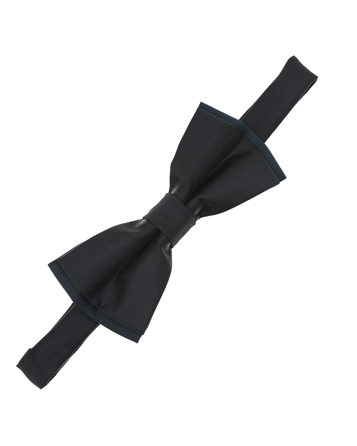 Атласный галстук-бабочка черного цвета Paul Smith детский, размер 92 - фото 1