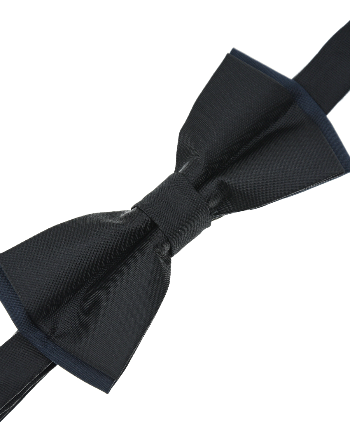 Атласный галстук-бабочка черного цвета Paul Smith детский, размер 92 - фото 2