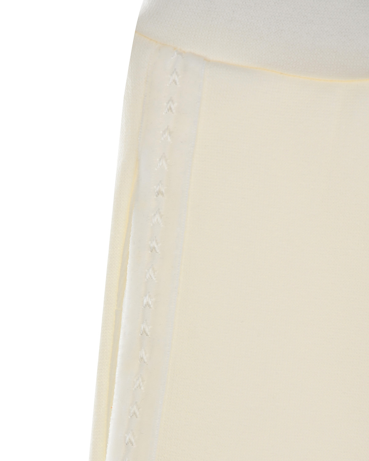 Белые спортивные брюки с лампасами из страз Eirene детские, размер 104, цвет белый - фото 3