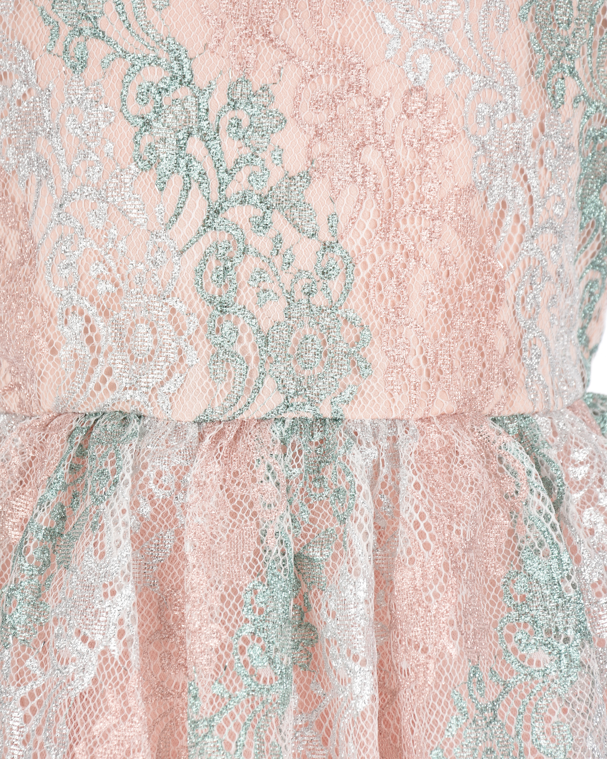 Кружевное платье Eirene детское, размер 128, цвет мультиколор - фото 3