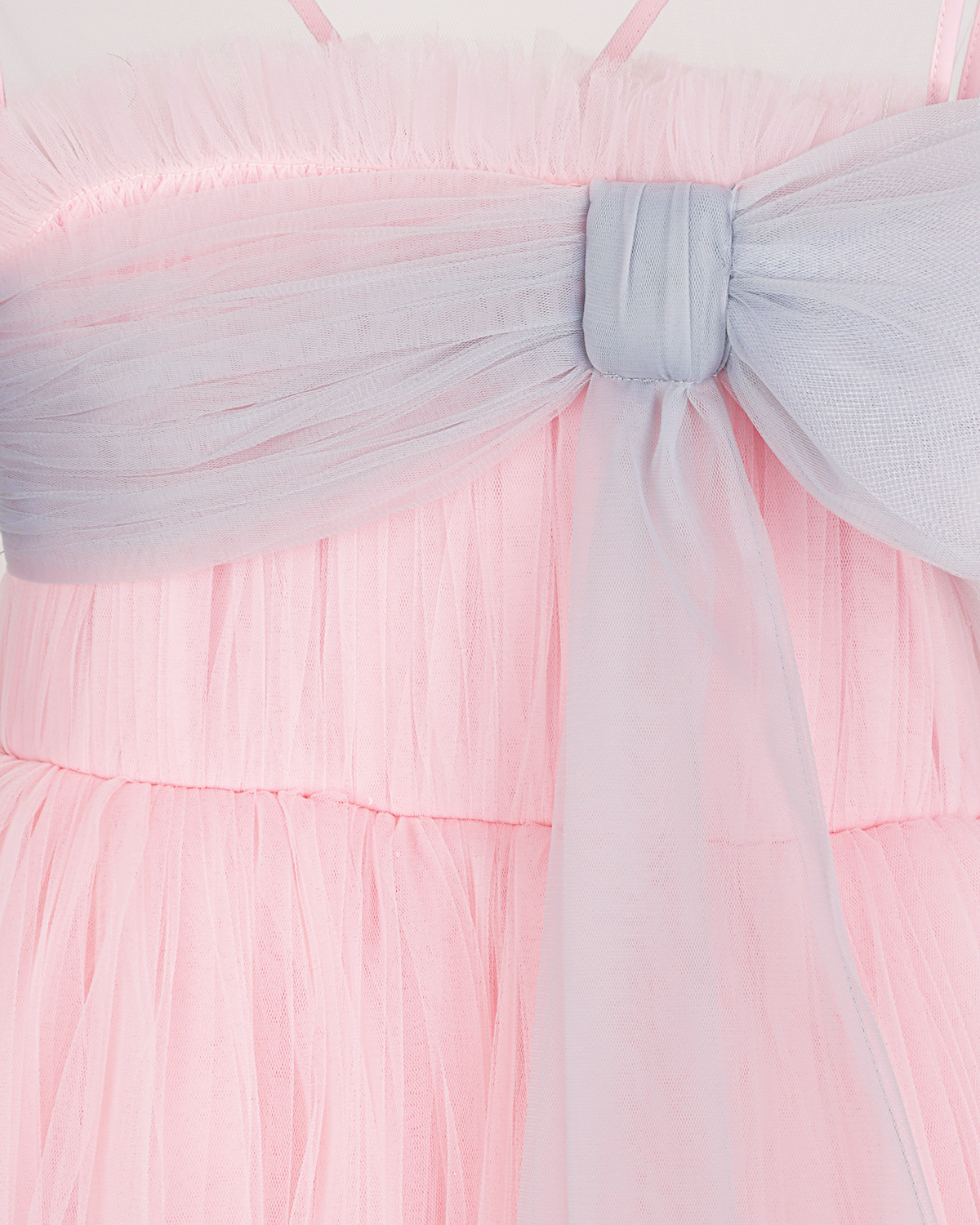 розовое платье с бантом