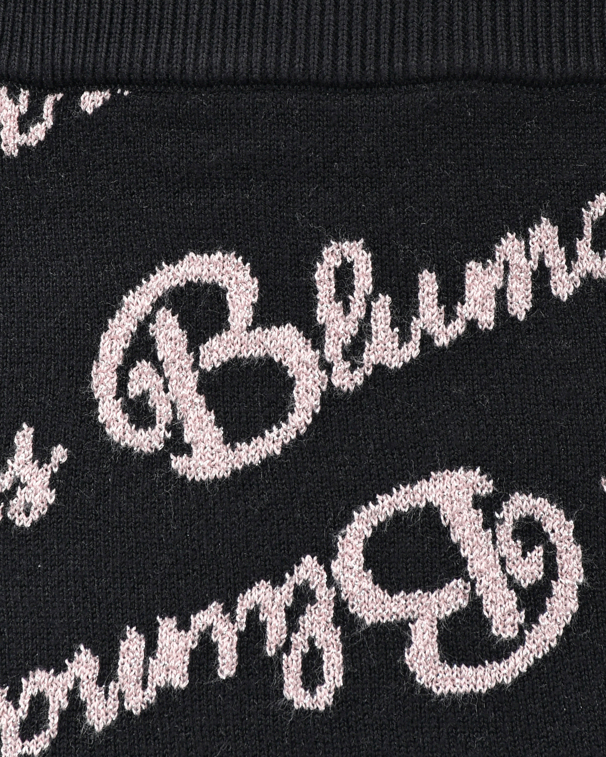 Черная юбка со сплошным розовым лого Miss Blumarine детская, размер 128, цвет мультиколор - фото 4