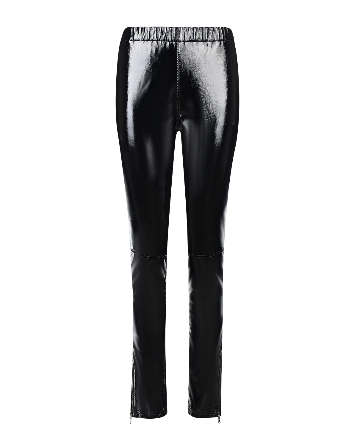 Черные брюки из виниловой кожи Parosh - фото 1